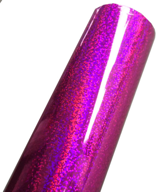 19IN Specialty Materials DecoSparkle Pink - Specialty Materials DecoSparkle Holographic Polyester Heat Transfer Film